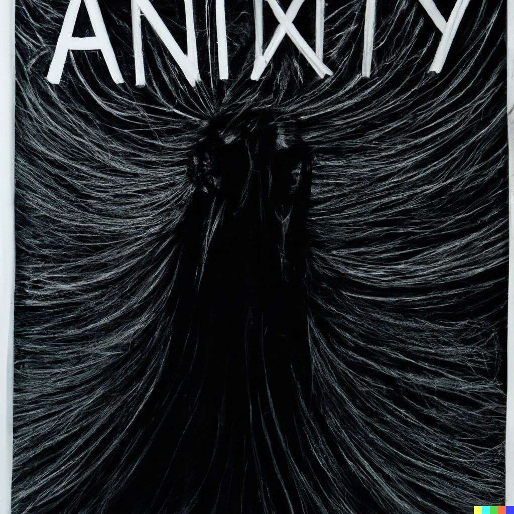 a representation of anxiety, print by Bernie Wrightson